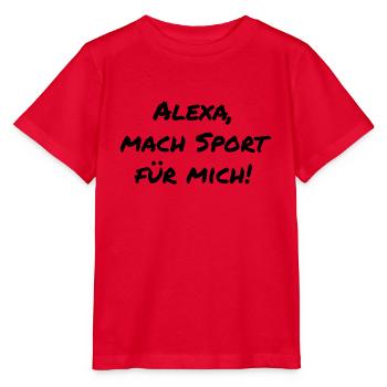 Alexa do sports for me gift idea - Stanley/Stella MINI CREATOR Kids’ T-Shirt - red - Front - Jaiden (125cm)