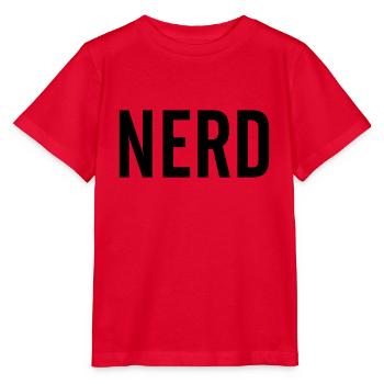 Nerd - Stanley/Stella Kinder T-Shirt MINI CREATOR  - Rot - Vorne - Jaiden (125cm)