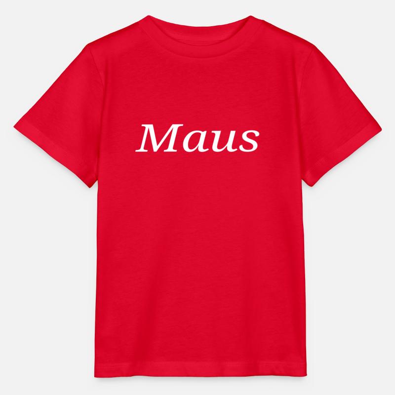 Maus - Stanley/Stella Kinder T-Shirt MINI CREATOR  - Rot
