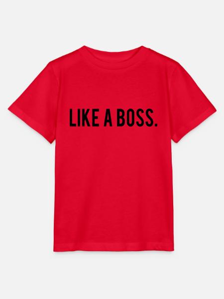 Like A Boss - T-shirt bio MINI CREATOR Stanley/Stella Enfant - rouge