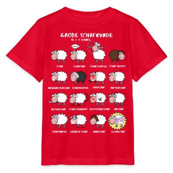 Excellente connaissance des moutons - T-shirt bio MINI CREATOR Stanley/Stella Enfant - rouge - Devant - Jaiden (125cm)