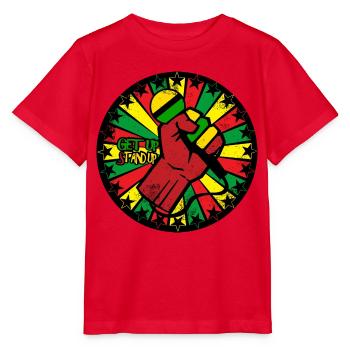 Reggae eu - Stanley/Stella MINI CREATOR Kids’ T-Shirt - red - Front - Jaiden (125cm)