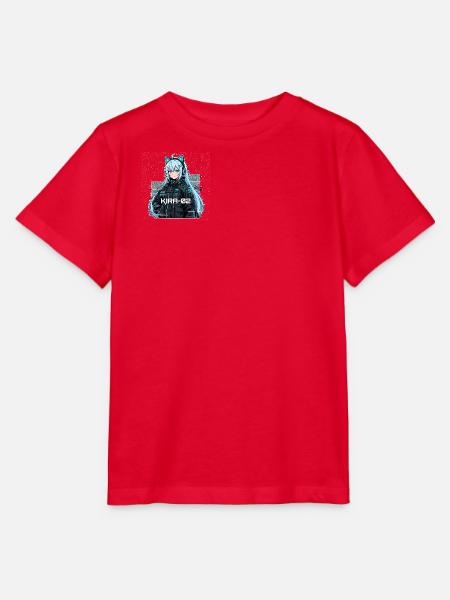 Kira-02 Cyberkatze Pilot - Stanley/Stella Kinder T-Shirt MINI CREATOR  - Rot