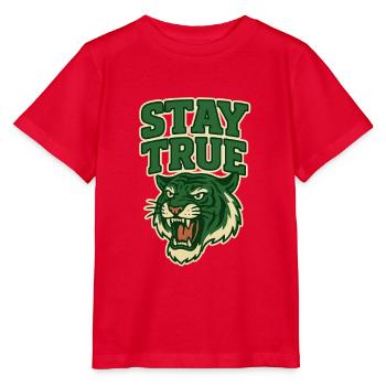 Une déclaration de loyauté sauvage - T-shirt bio MINI CREATOR Stanley/Stella Enfant - rouge - Devant - Jaiden (125cm)