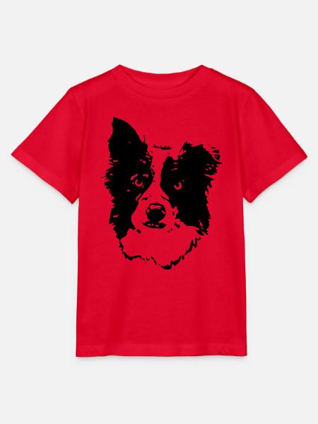 Border_Collie2_cb - Stanley/Stella Kinder T-Shirt MINI CREATOR - Rot