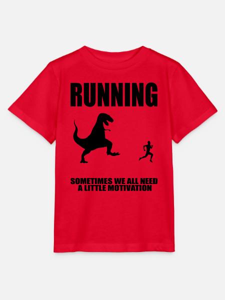 Laufende Motivation - Stanley/Stella Kinder T-Shirt MINI CREATOR  - Rot