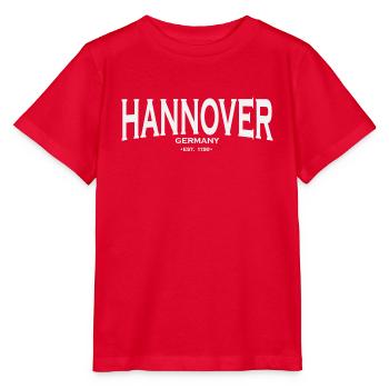 Hannover - Stanley/Stella Kinder T-Shirt MINI CREATOR  - Rot - Vorne - Jaiden (125cm)