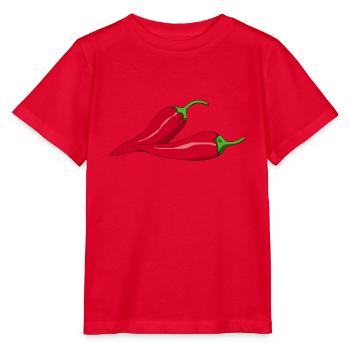 Chillischoten Chilli - Stanley/Stella MINI CREATOR Kids’ T-Shirt - red - Front - Jaiden (125cm)