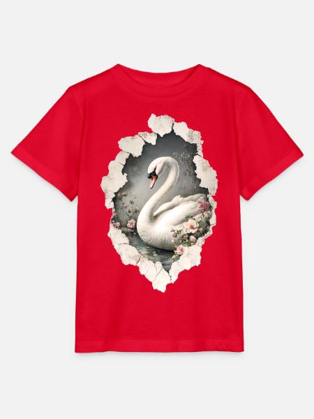 Schwan - Stanley/Stella Kinder T-Shirt MINI CREATOR - Rot