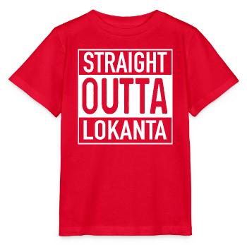 Tout droit OUTTA Lokanta - T-shirt bio MINI CREATOR Stanley/Stella Enfant - rouge - Devant - Jaiden (125cm)