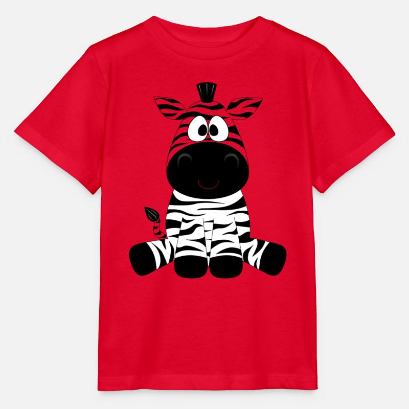 Zebra - Stanley/Stella Kinder T-Shirt MINI CREATOR  - Rot