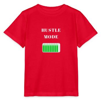 Hustle Fashion Business argent Hustlers shirt cadeau - T-shirt bio MINI CREATOR Stanley/Stella Enfant - rouge - Devant - Jaiden (125cm)