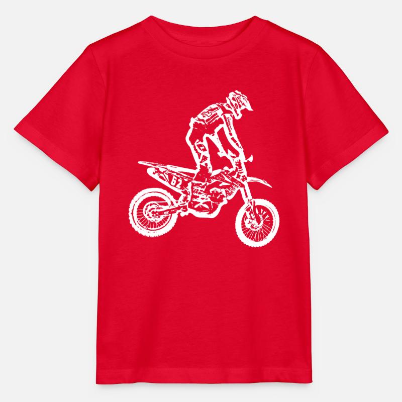 enduro white - Stanley/Stella MINI CREATOR Kids’ T-Shirt - red
