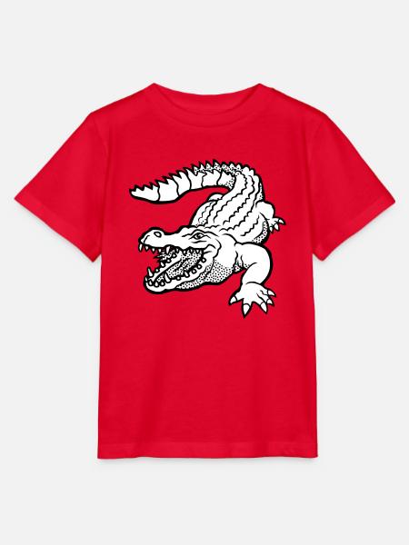 Krokodil Shirt für Kinder Geschenk Geburtstag - Stanley/Stella Kinder T-Shirt MINI CREATOR  - Rot