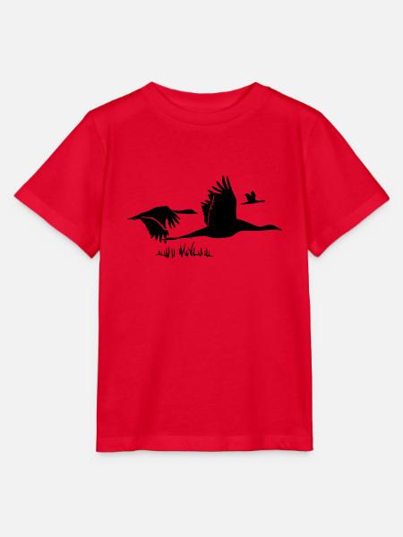 Vogelschwarm - Stanley/Stella Kinder T-Shirt MINI CREATOR - Rot