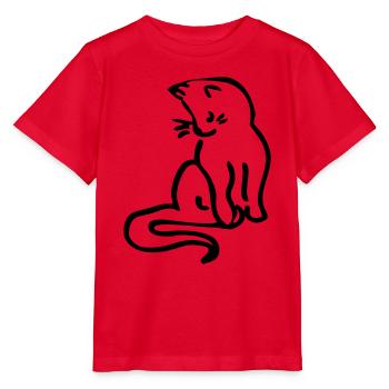Kätzchen - Stanley/Stella Kinder T-Shirt MINI CREATOR  - Rot - Vorne - Jaiden (125cm)