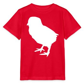 poussin - T-shirt bio MINI CREATOR Stanley/Stella Enfant - rouge - Devant - Jaiden (125cm)