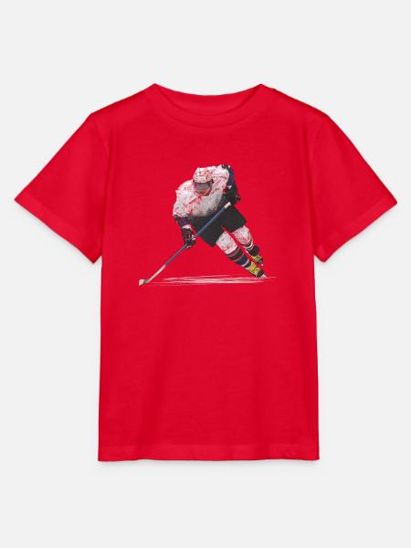 Eishockey - Stanley/Stella Kinder T-Shirt MINI CREATOR - Rot