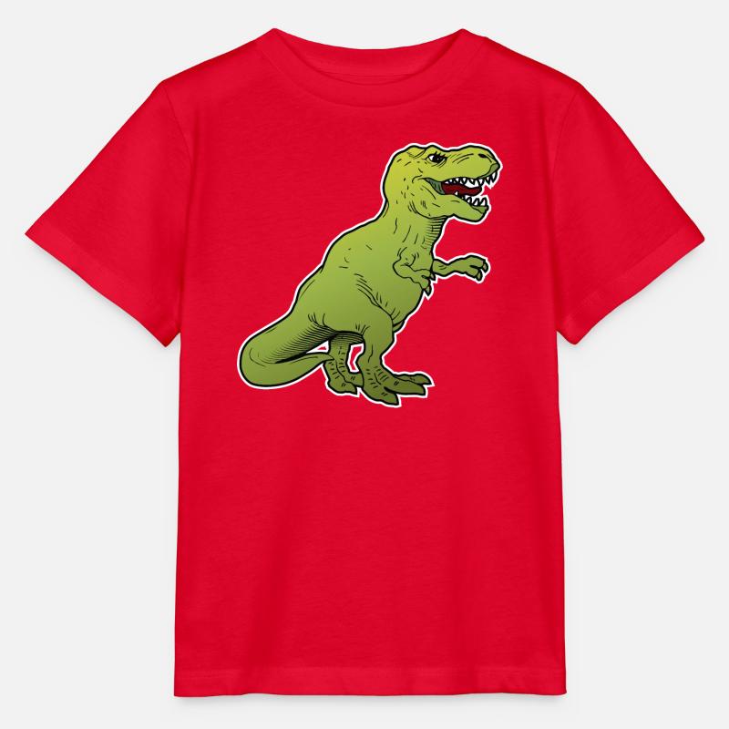 Dinosaurier / großes Tier / Tier - Stanley/Stella Kinder T-Shirt MINI CREATOR  - Rot
