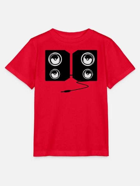 stereo musik - Stanley/Stella Kinder T-Shirt MINI CREATOR - Rot