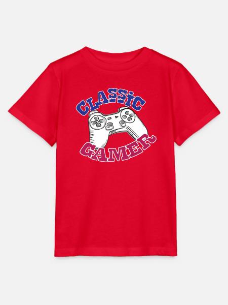 Game Zocken Spielkonsole Geschenk - Stanley/Stella Kinder T-Shirt MINI CREATOR - Rot