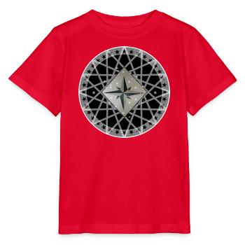 Wind Rose - Stanley/Stella Kinder T-Shirt MINI CREATOR  - Rot - Vorne - Jaiden (125cm)