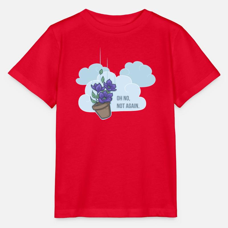 Oh no, not again! - T-shirt bio MINI CREATOR Stanley/Stella Enfant - rouge