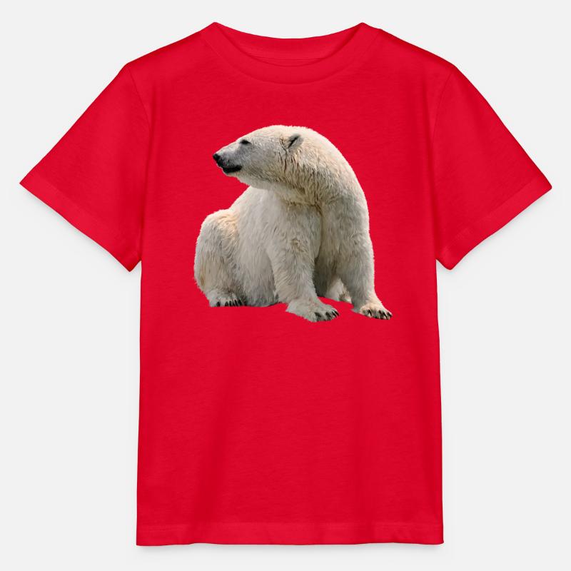 Eisbär - Stanley/Stella Kinder T-Shirt MINI CREATOR  - Rot
