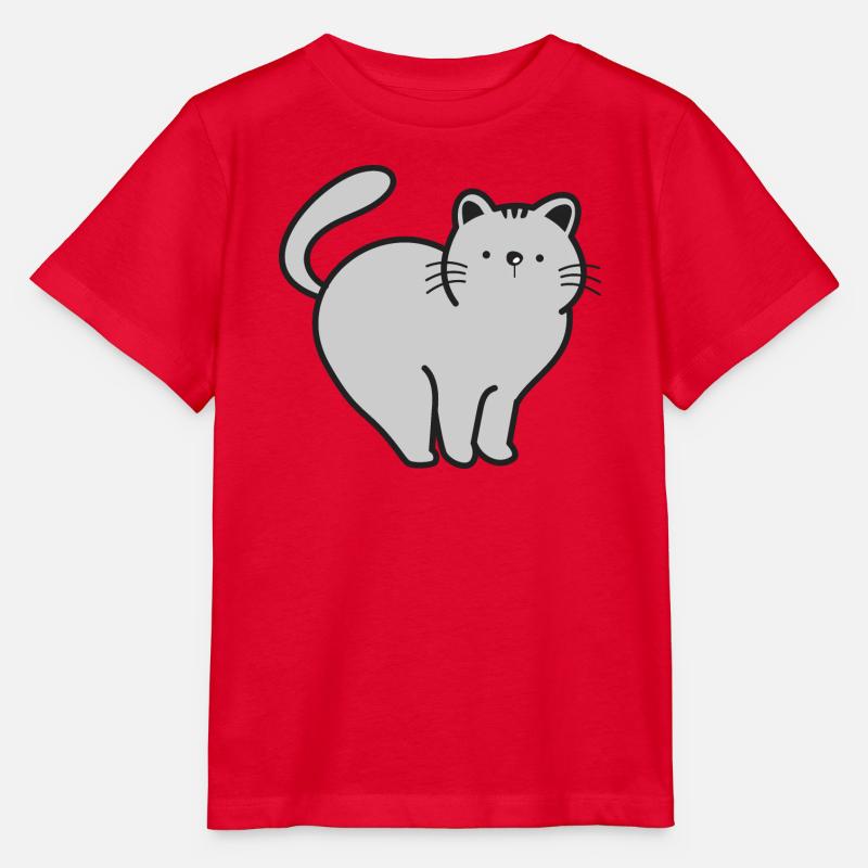Katze Katzen - Stanley/Stella Kinder T-Shirt MINI CREATOR  - Rot