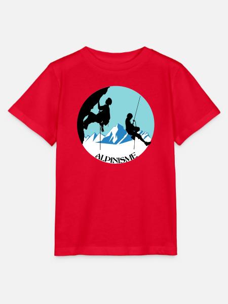 Bergsteigen - Stanley/Stella Kinder T-Shirt MINI CREATOR  - Rot