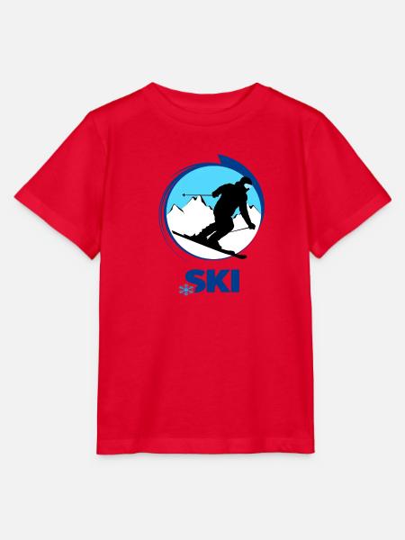 Ski - Stanley/Stella Kinder T-Shirt MINI CREATOR - Rot