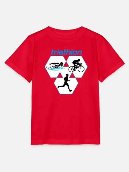 Triathlon - Stanley/Stella Kinder T-Shirt MINI CREATOR - Rot