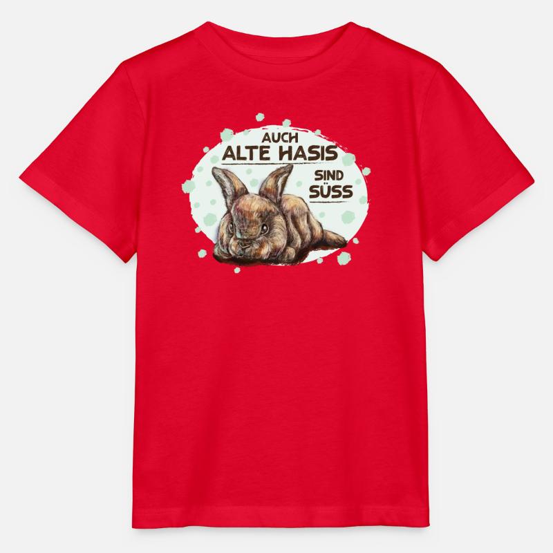 Alter Hase - Stanley/Stella Kinder T-Shirt MINI CREATOR  - Rot