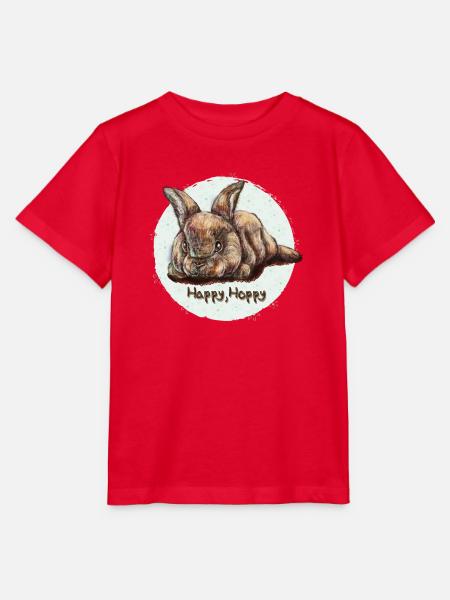 Happy Hoppy - Stanley/Stella Kinder T-Shirt MINI CREATOR - Rot