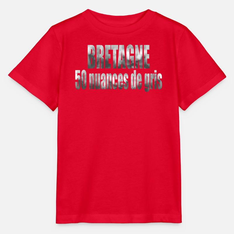 Bretagne 50 Grautöne - Stanley/Stella Kinder T-Shirt MINI CREATOR - Rot