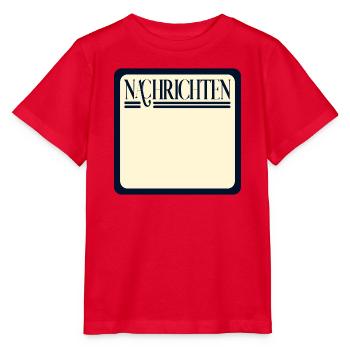 NACHRICHTEN SELBST GESTALTEN - Stanley/Stella Kinder T-Shirt MINI CREATOR  - Rot - Vorne - Jaiden (125cm)