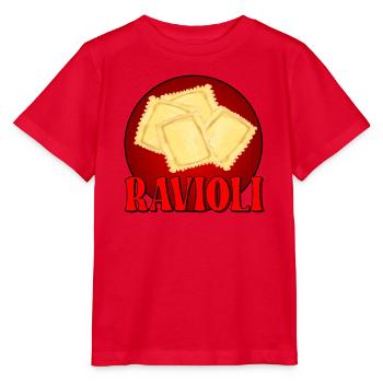RAVIOLI PASTA - ITALY - Stanley/Stella MINI CREATOR Kids’ T-Shirt - red - Front - Jaiden (125cm)