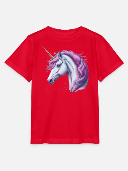 Einhorn - Stanley/Stella Kinder T-Shirt MINI CREATOR - Rot