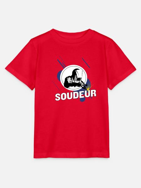 Schweißer - Stanley/Stella Kinder T-Shirt MINI CREATOR  - Rot