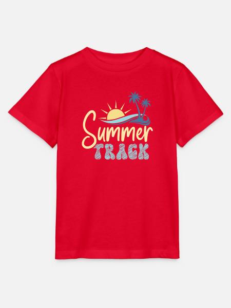 Sommerstrecke - Stanley/Stella Kinder T-Shirt MINI CREATOR - Rot