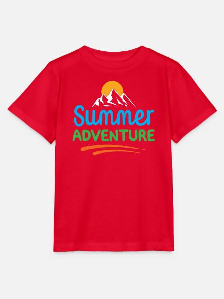Sommer-Abenteuer - Stanley/Stella Kinder T-Shirt MINI CREATOR - Rot