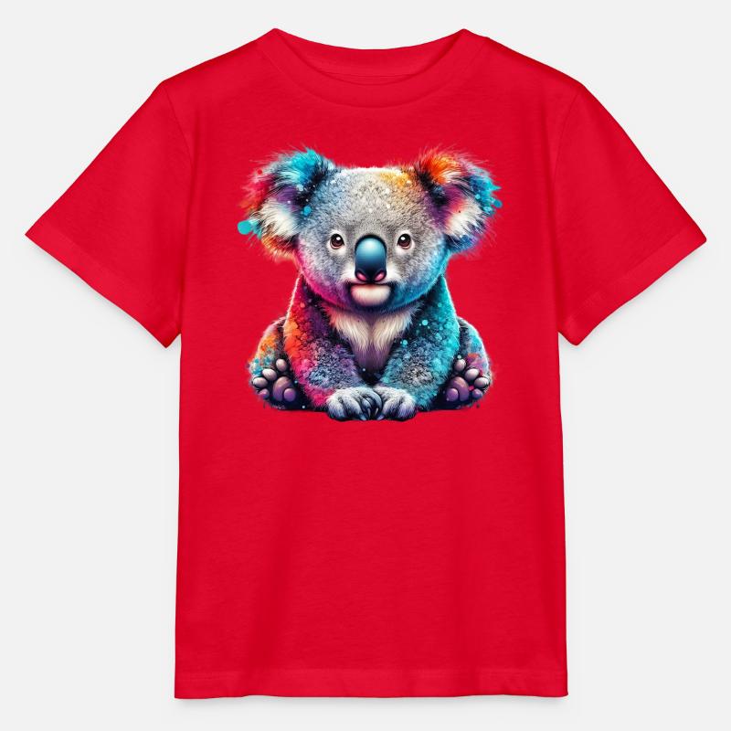 Koala - T-shirt bio MINI CREATOR Stanley/Stella Enfant - rouge