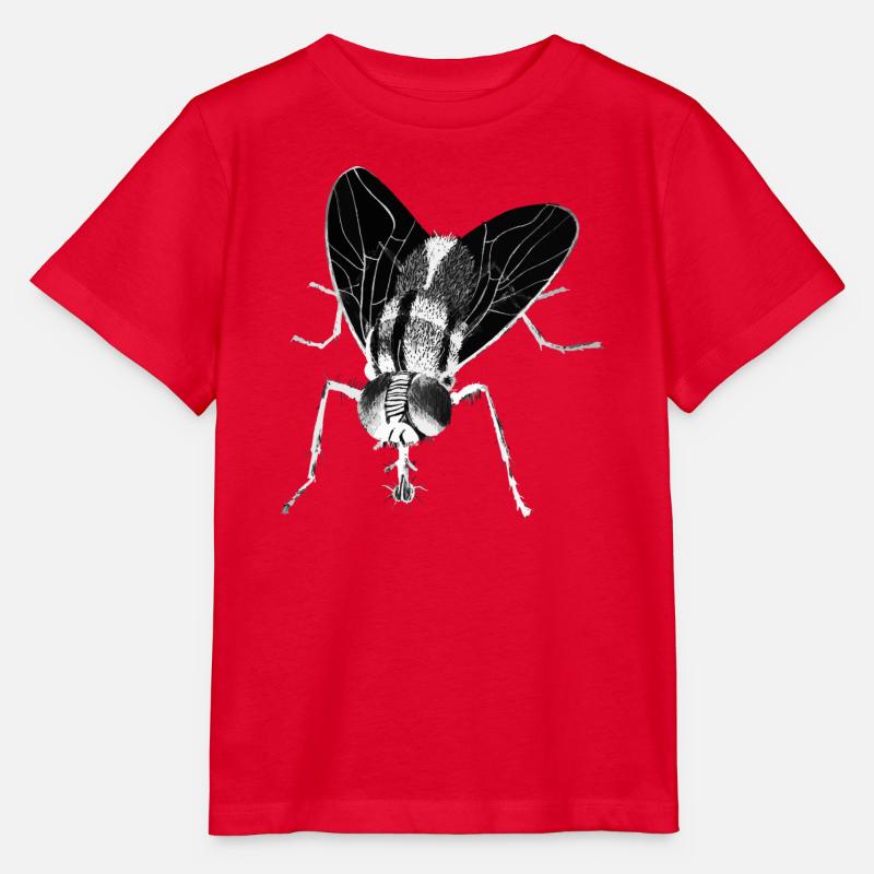 Fliege - Insekt - Stanley/Stella Kinder T-Shirt MINI CREATOR  - Rot