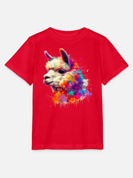 Alpaka - Stanley/Stella Kinder T-Shirt MINI CREATOR  - Rot