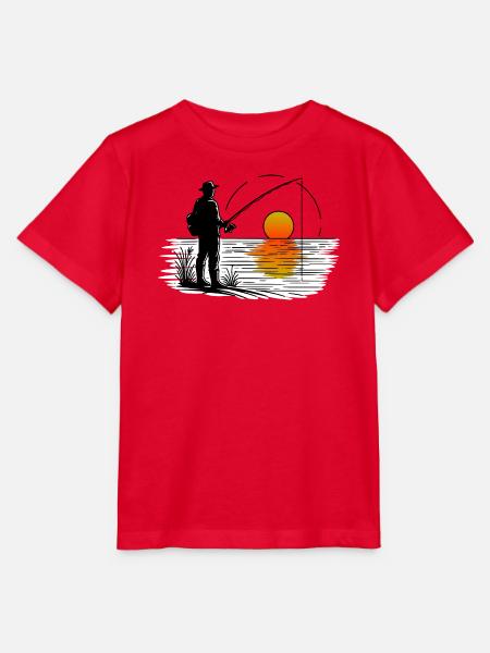 Angler 3 - Stanley/Stella Kinder T-Shirt MINI CREATOR - Rot
