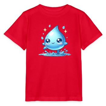 Water - Stanley/Stella MINI CREATOR Kids’ T-Shirt - red - Front - Jaiden (125cm)