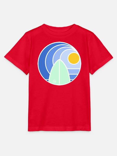 Surf Sundowner II (white) - Stanley/Stella Kinder T-Shirt MINI CREATOR - Rot