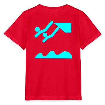 SYNCHRONIZED DIVING DIVING DIVING - Stanley/Stella MINI CREATOR Kids’ T-Shirt - red - Front - Jaiden (125cm)