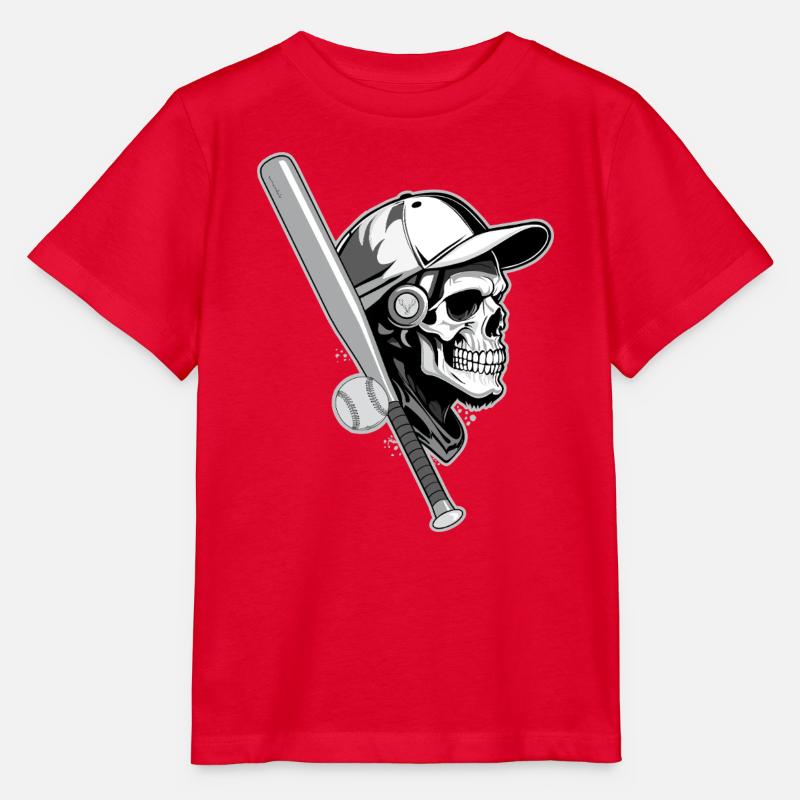 BASEBALL-HACKFLEISCH - Stanley/Stella Kinder T-Shirt MINI CREATOR  - Rot