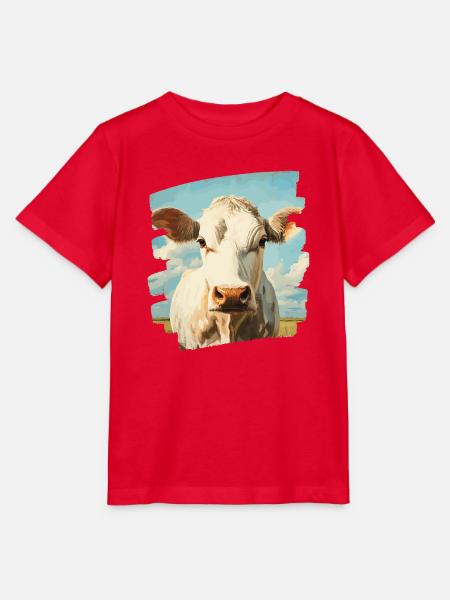 Kuh Bauer - Stanley/Stella Kinder T-Shirt MINI CREATOR - Rot